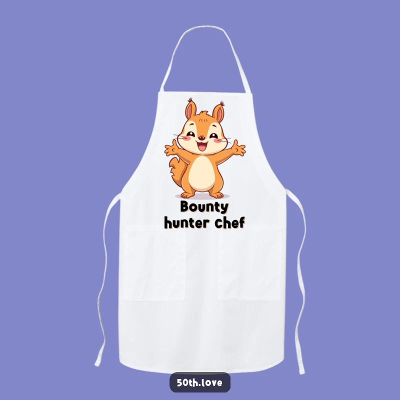 Funny Squirrel Kitchen Apron: Cook Up Fun with This Hilarious Design