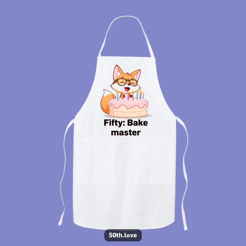 Funny Fox Chef Apron: Hilarious Birthday Cooking Gift!