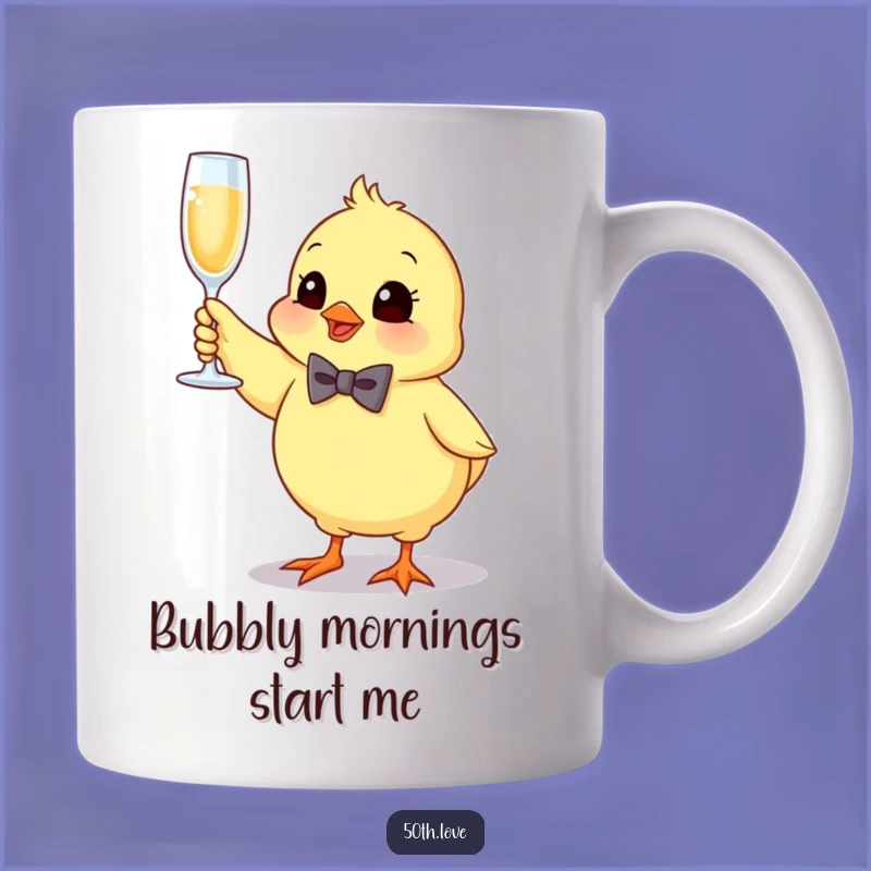 Funny Bouncing Chick Champagne Toast Mug: A Hilarious Celebration Gift