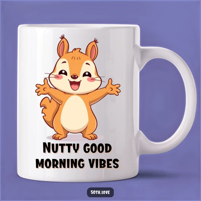 Funny Squirrel Celebration Mug: A Joyful Gift for Animal Lovers