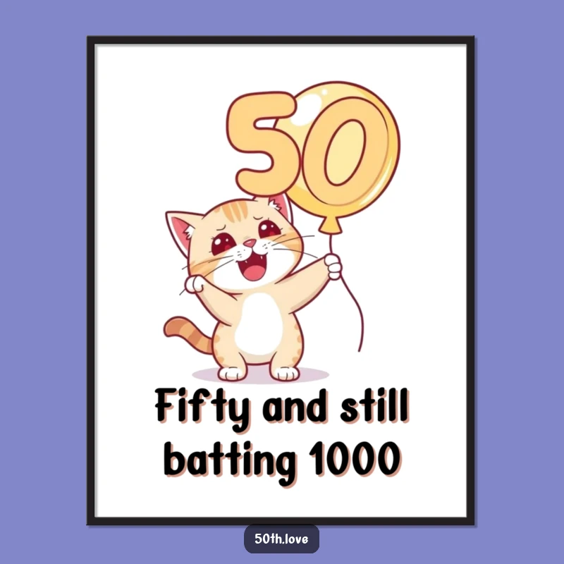 Free Printable Funny Cat Wall Art: Mischievous Balloon Batting, Hilarious Downloadable Decor