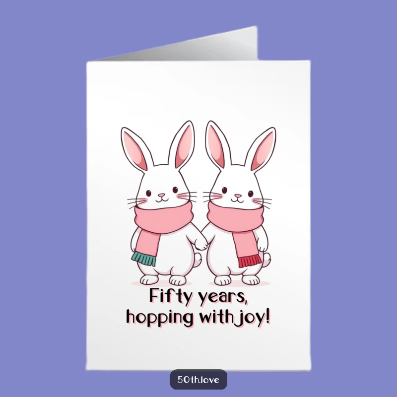 Free Printable Bunny Birthday Card: Cute Downloadable Duo Gift for a Hoppy Celebration