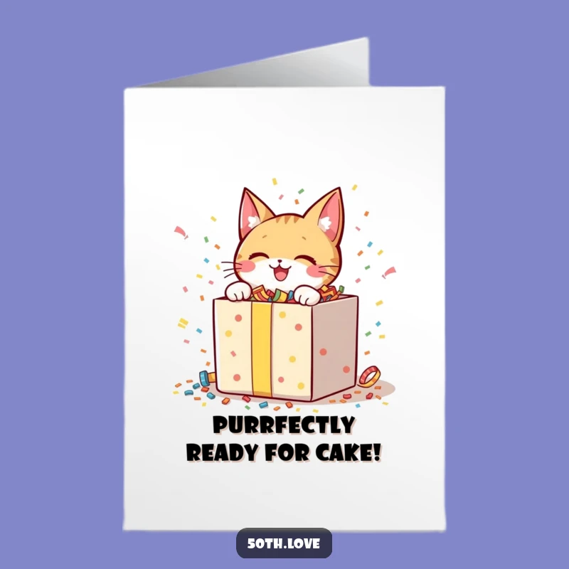 Free Printable Funny Cat Birthday Card - Hilarious Downloadable Gift for Cat Lovers