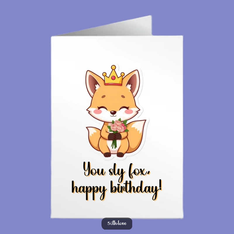 Free Printable Funny Fox Birthday Card - Hilarious Wink-Worthy Downloadable Gift