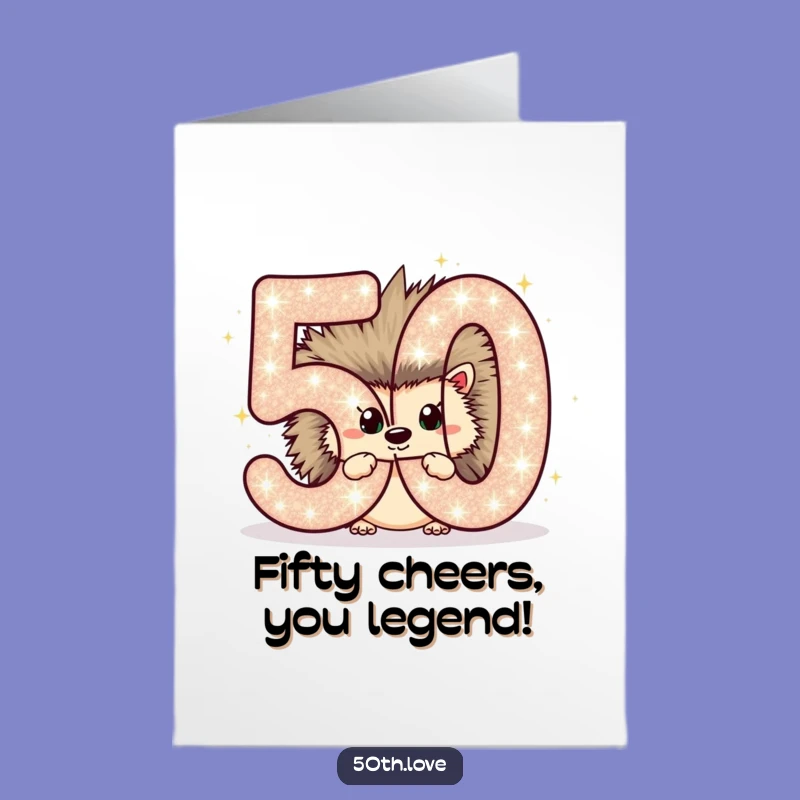 Free Printable Congrats Card: Milestone Hedgehog Art, Humorous Downloadable Greeting