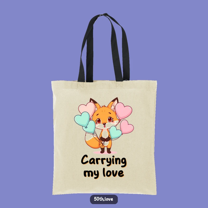Funny Surprised Fox Tote Bag: carry your surprises with style